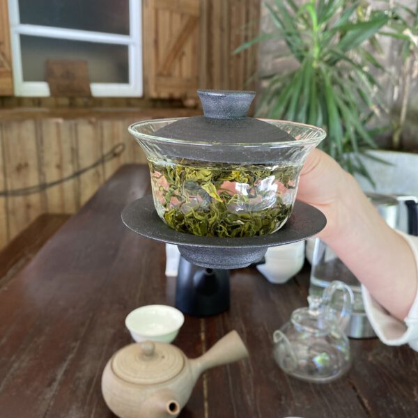 tee in glas gaiwan